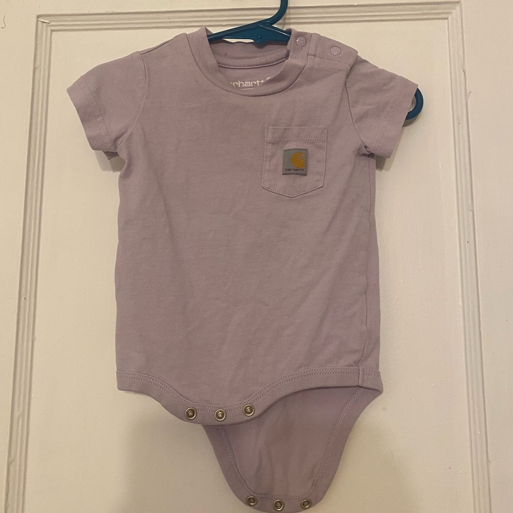 Carhartt Lavender Baby Onesie